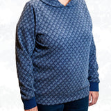 Schnittmuster Jenna – Hoodie & Pullover mit Kapuze oder Kragen Gr. 34-50 / BU 80-116 - Sewando