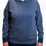 Schnittmuster Jenna – Hoodie & Pullover mit Kapuze oder Kragen Gr. 34-50 / BU 80-116 - Sewando