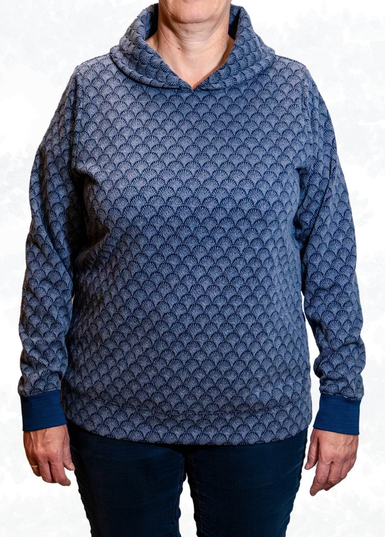 Schnittmuster Jenna – Hoodie & Pullover mit Kapuze oder Kragen Gr. 34-50 / BU 80-116 - Sewando