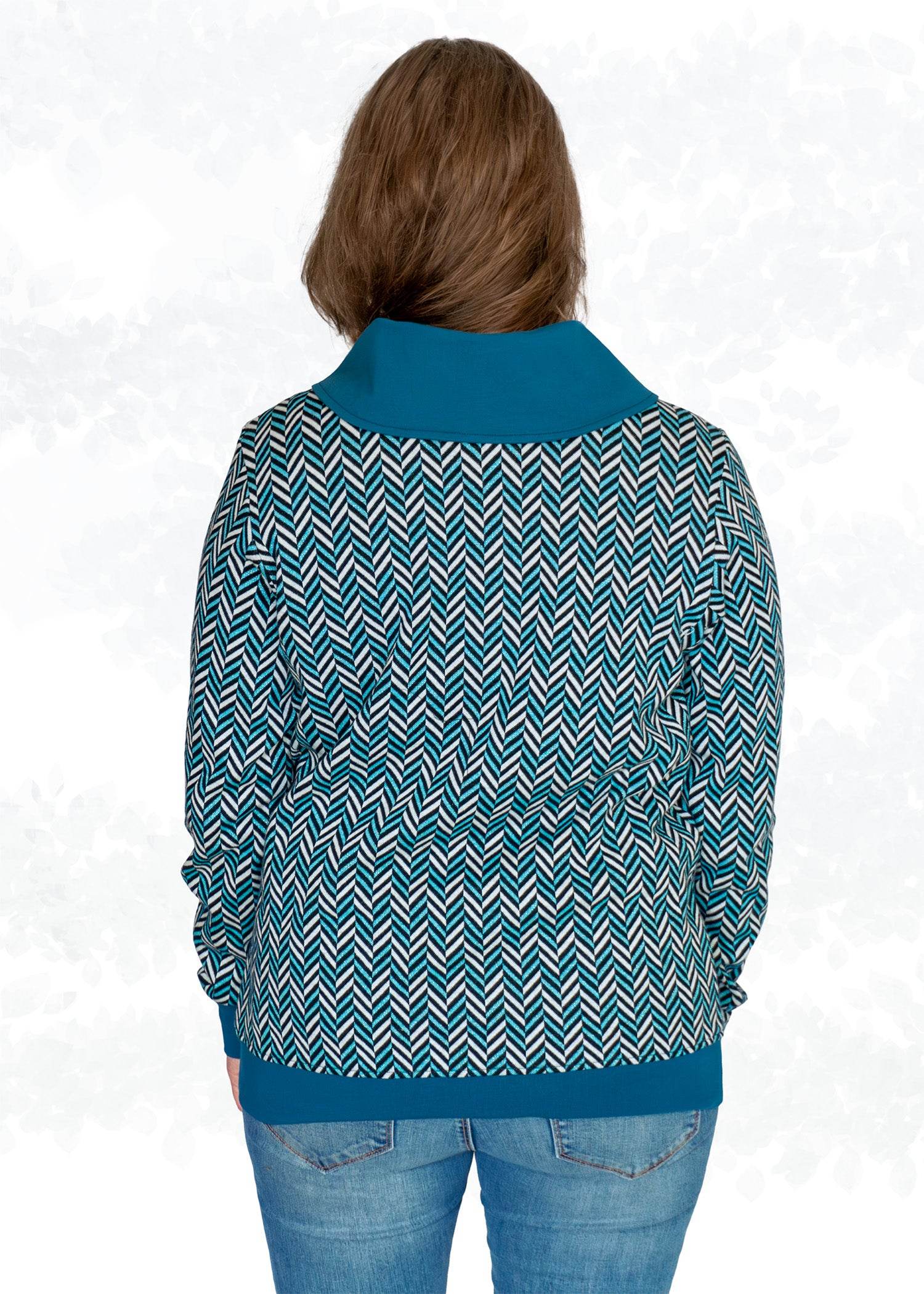 Schnittmuster Jenna – Hoodie & Pullover mit Kapuze oder Kragen Gr. 34-50 / BU 80-116 - Sewando