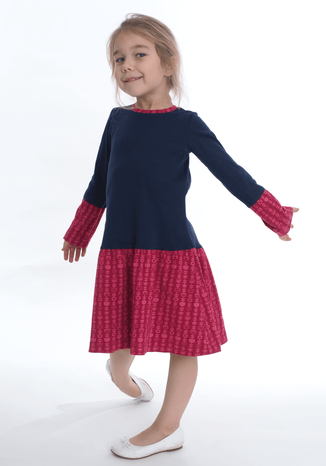 Schnittmuster JERSEYKLEID LISA Gr. 86-140 - Sewando