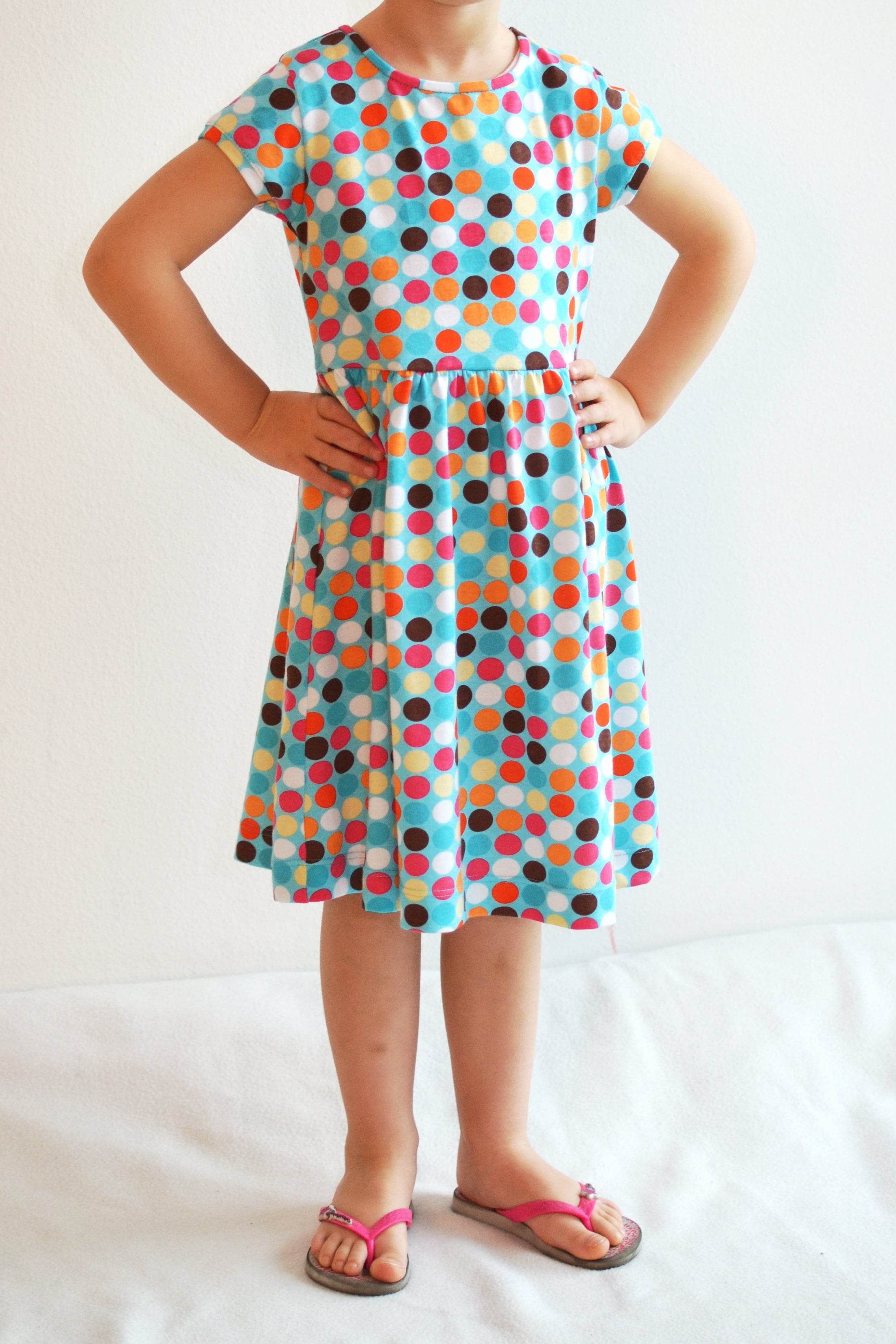 Schnittmuster JERSEYKLEID LISA Gr. 86-140 - Sewando