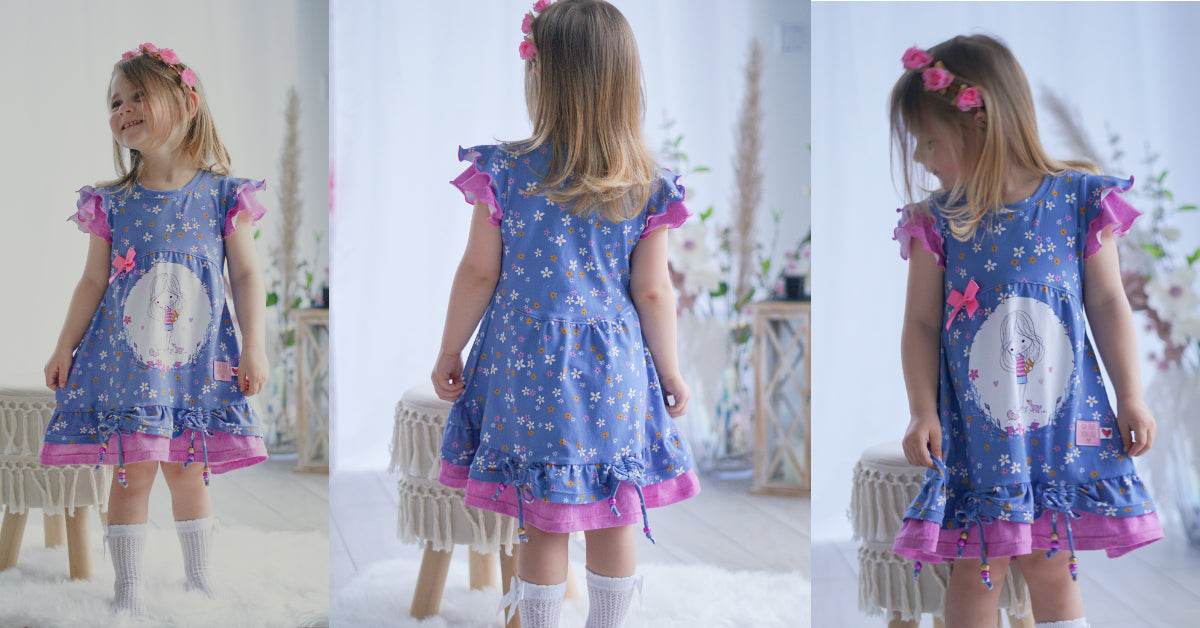 PRINCIPESSA DEL GIORNO: ROBE D'ÉTÉ POUR LES FILLES (92-158) - Sewando