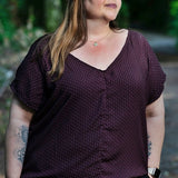 Blusenshirt "Cure" Schnittmuster+Nähanleitung Gr. 36-52 :