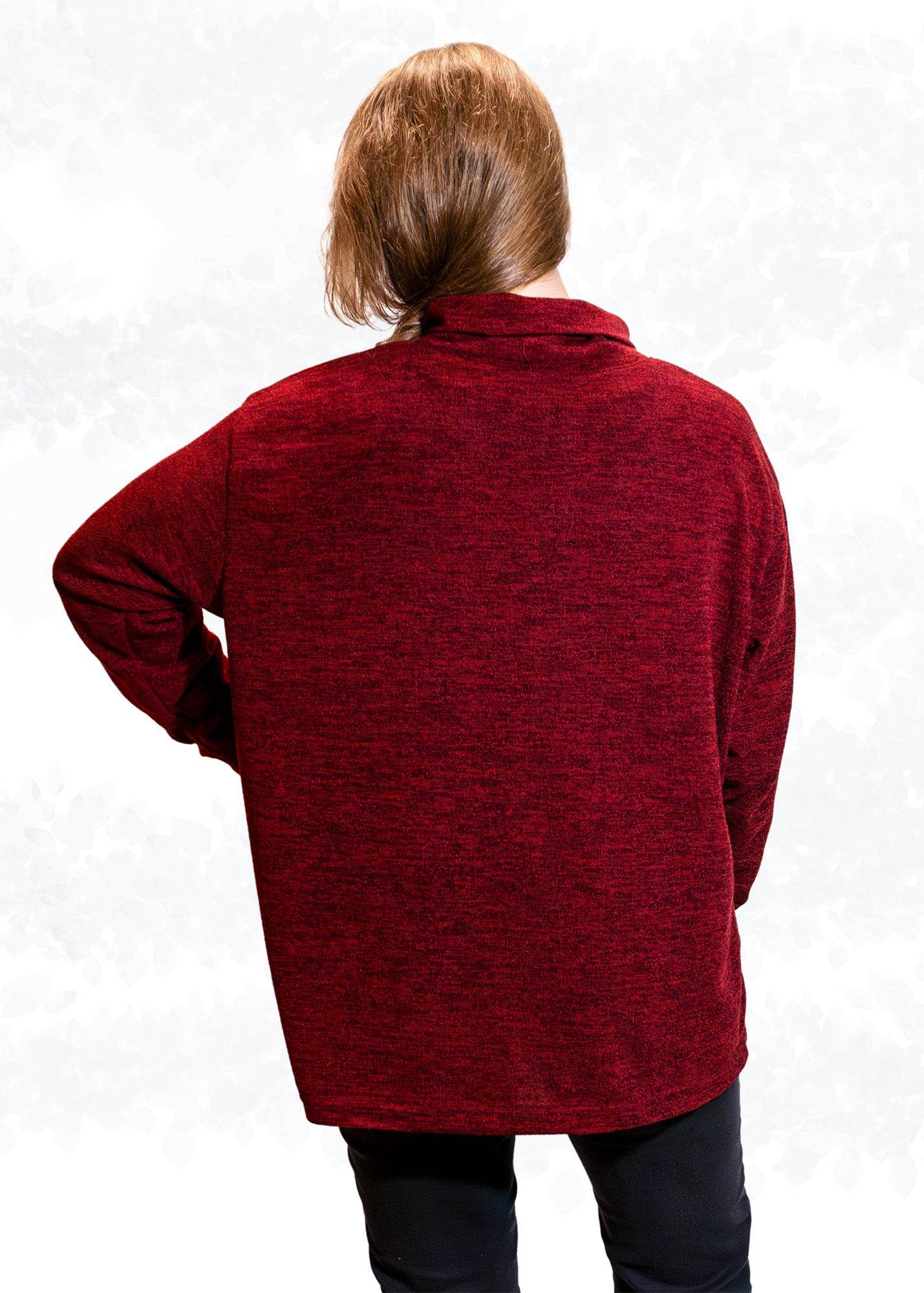 Schnittmuster Jessy – Oversized Pullover mit Rollkragen oder Halslochbündchen Gr. 34-50 / BU 80-116 - Sewando