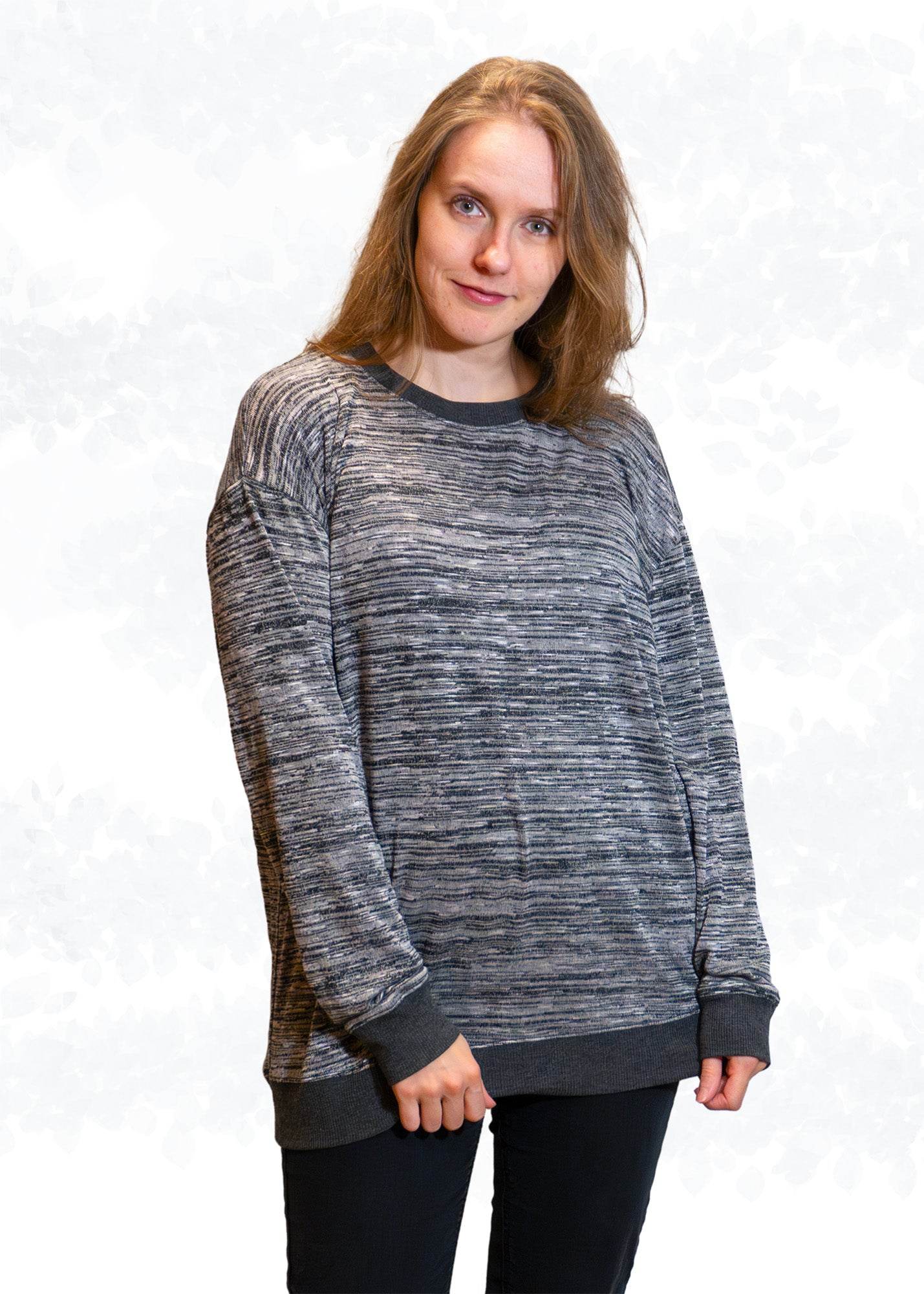Schnittmuster Jessy – Oversized Pullover mit Rollkragen oder Halslochbündchen Gr. 34-50 / BU 80-116 - Sewando