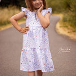 Schnittmuster Maxikleid Zoraya Mini Gr. 80-128 - Sewando