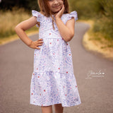 Schnittmuster Maxikleid Zoraya Mini Gr. 80-128 - Sewando
