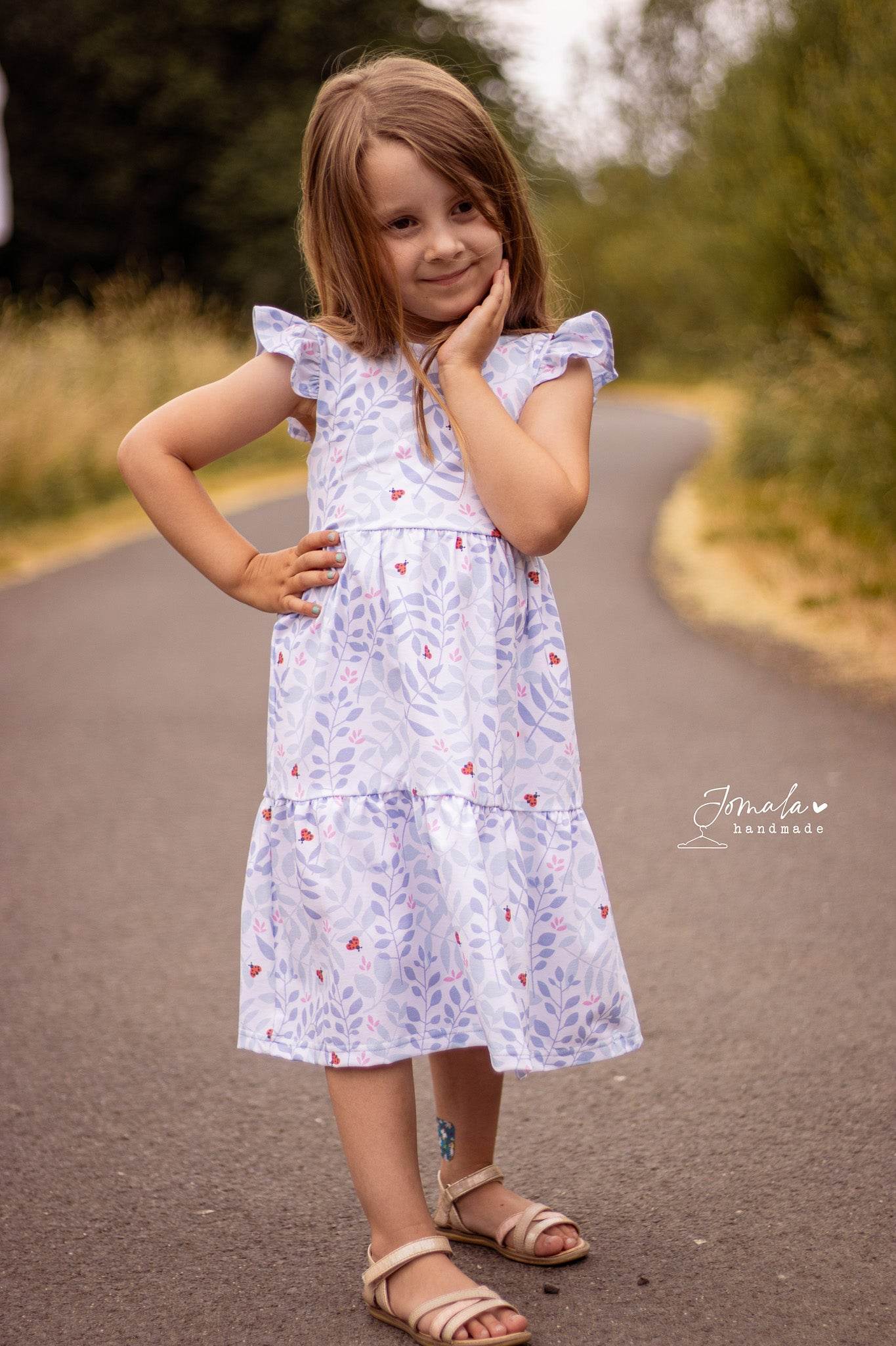 Schnittmuster Maxikleid Zoraya Mini Gr. 80-128 - Sewando