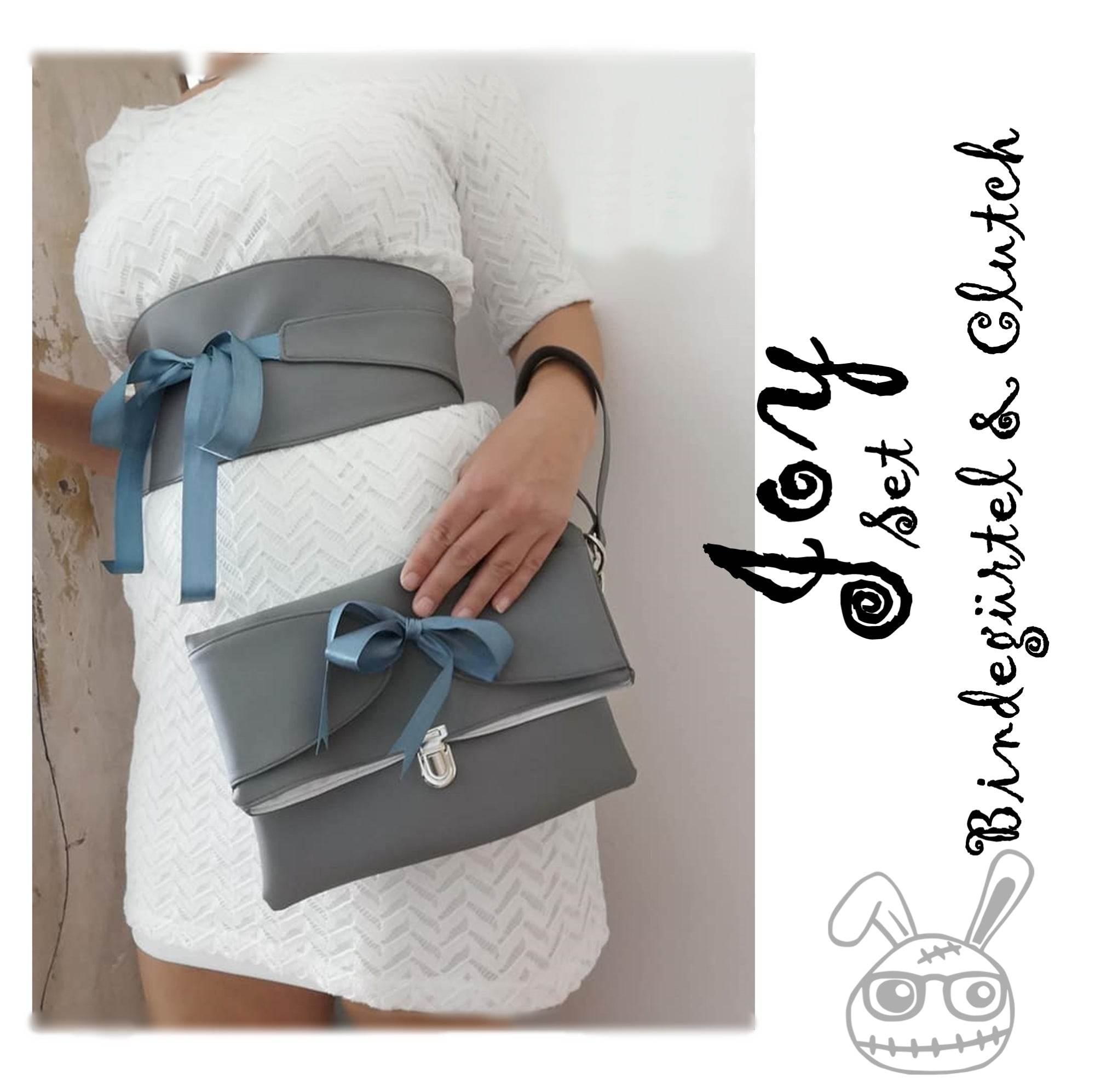 Schnittmuster Joy Gürtel und Clutch - Sewando