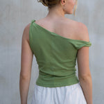 Schnittmuster Asymmetrisches One-Shoulder Top mit Drehung - JULE - Gr. 32 - 46 - Sewando