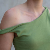 Schnittmuster Asymmetrisches One-Shoulder Top mit Drehung - JULE - Gr. 32 - 46 - Sewando