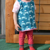 Schnittmuster timtom No.33 Shirt mit Vokuhila-Saum und optionalen Strick- oder Häkeldetails Gr.86-128 - Sewando