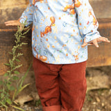 Schnittmuster Kinder Longsleeve Skjorte Gr. 56-140
