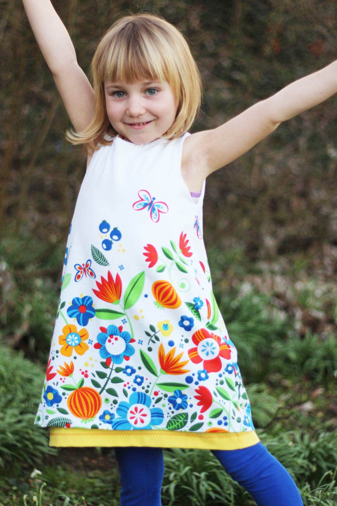 Hängerchen Hanni Kleid Schnittmuster 50-170 - Sewando