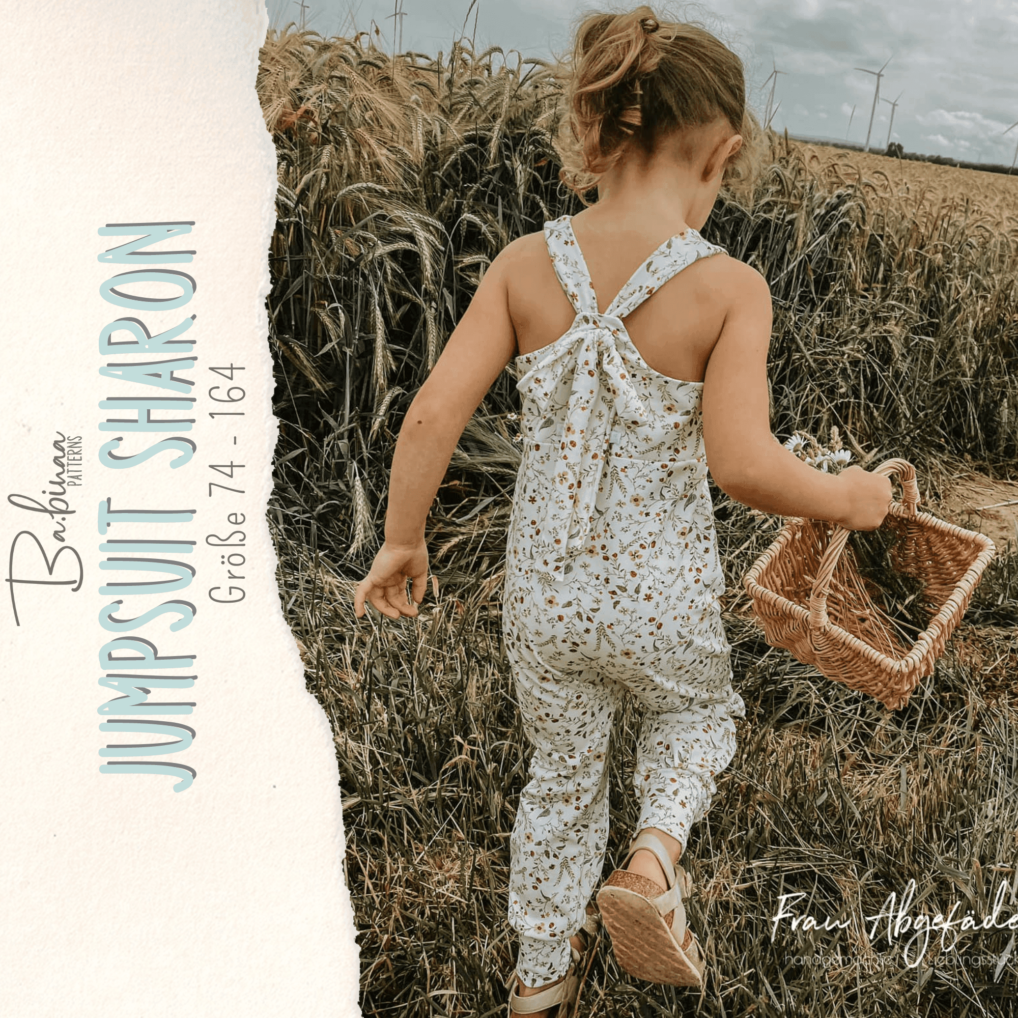 Jumpsuit Sharon Schnittmuster Gr. 74 - 164 - Sewando