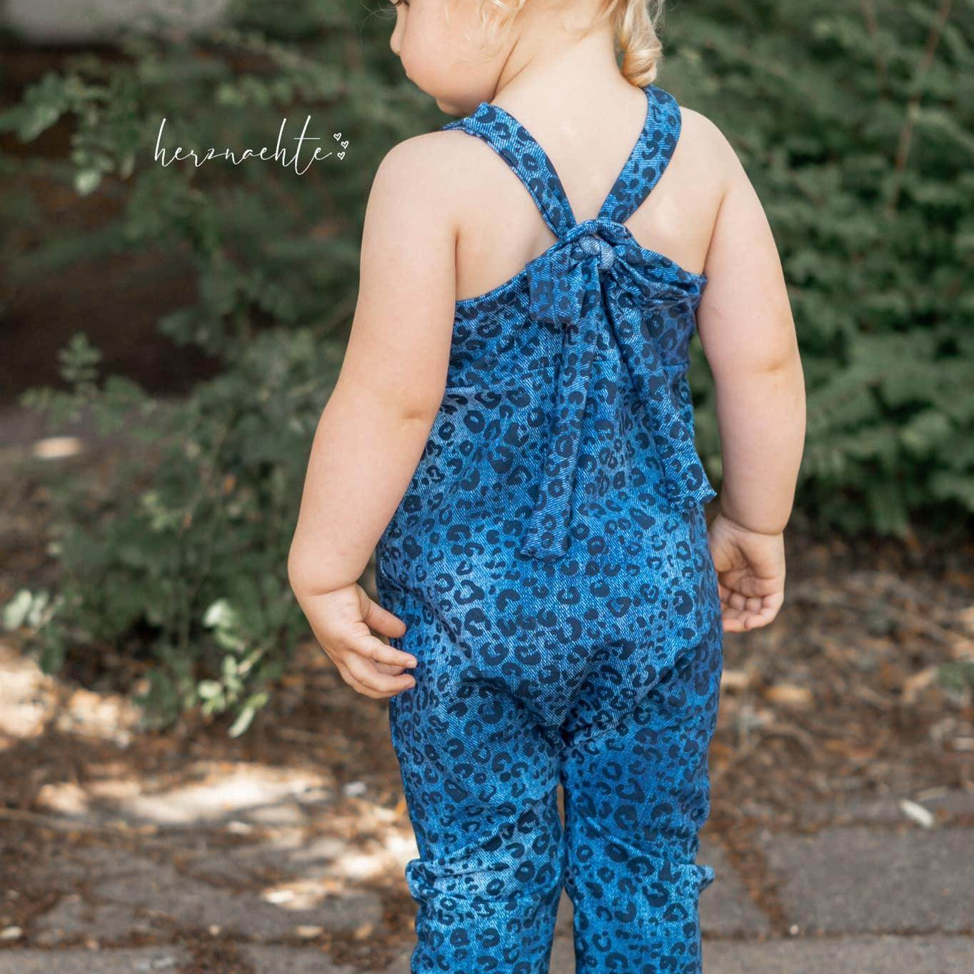 Jumpsuit Sharon Schnittmuster Gr. 74 - 164 - Sewando