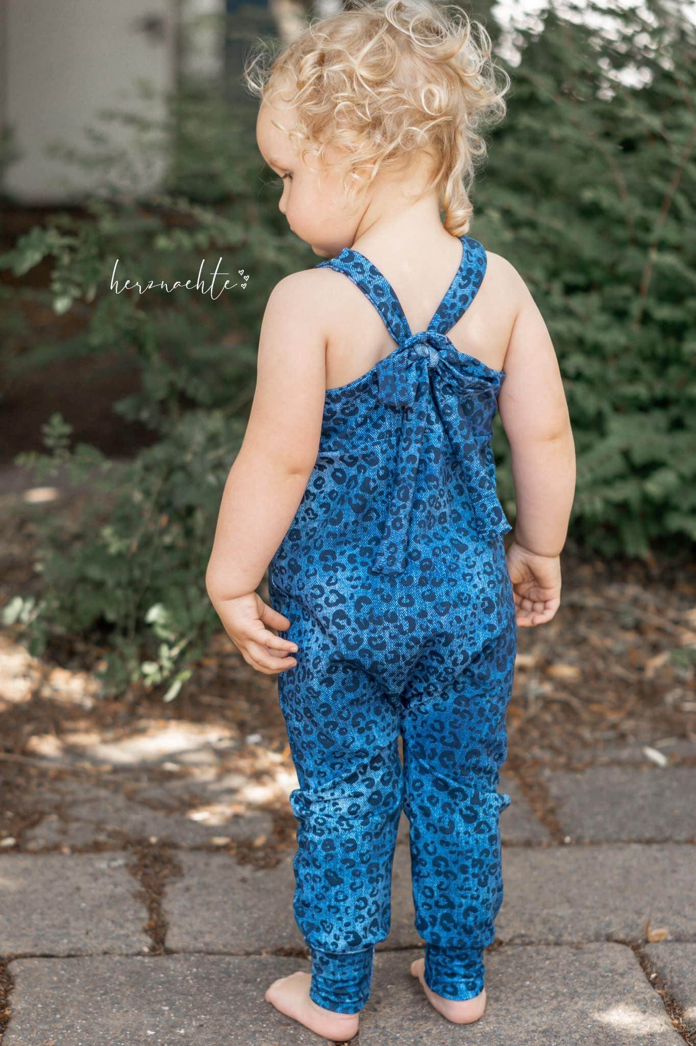 Jumpsuit Sharon Schnittmuster Gr. 74 - 164 - Sewando