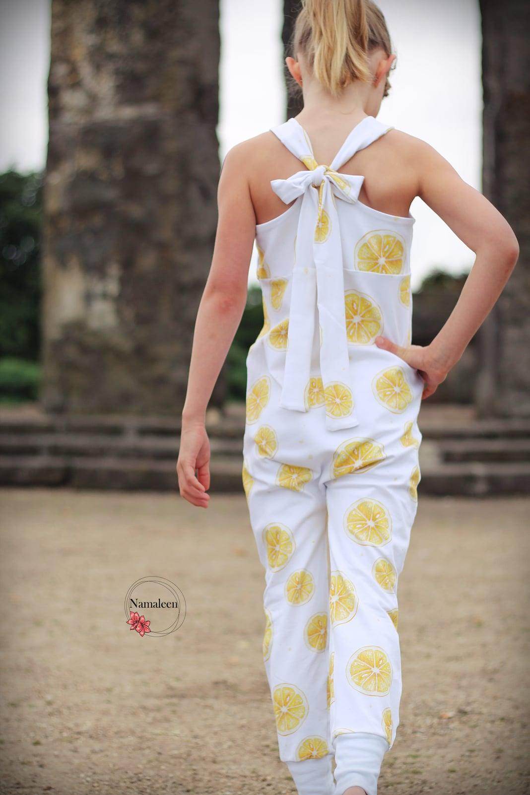 Jumpsuit Sharon Schnittmuster Gr. 74 - 164 - Sewando