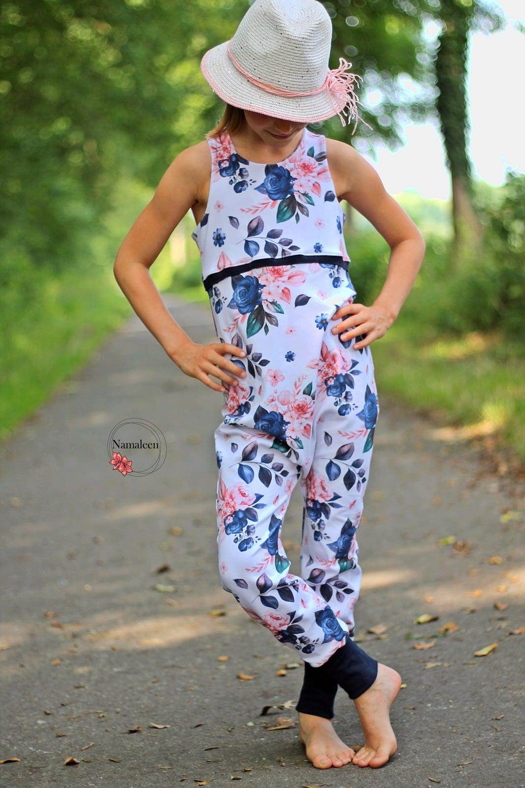 Jumpsuit Sharon Schnittmuster Gr. 74 - 164 - Sewando