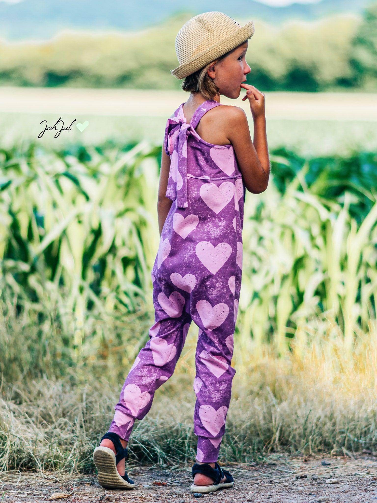 Jumpsuit Sharon Schnittmuster Gr. 74 - 164 - Sewando