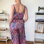 Jumpsuit mit Taillengürtel und weitem Bein - Sewando