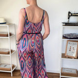 Jumpsuit mit Taillengürtel und weitem Bein - Sewando