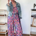 Jumpsuit mit Taillengürtel und weitem Bein - Sewando