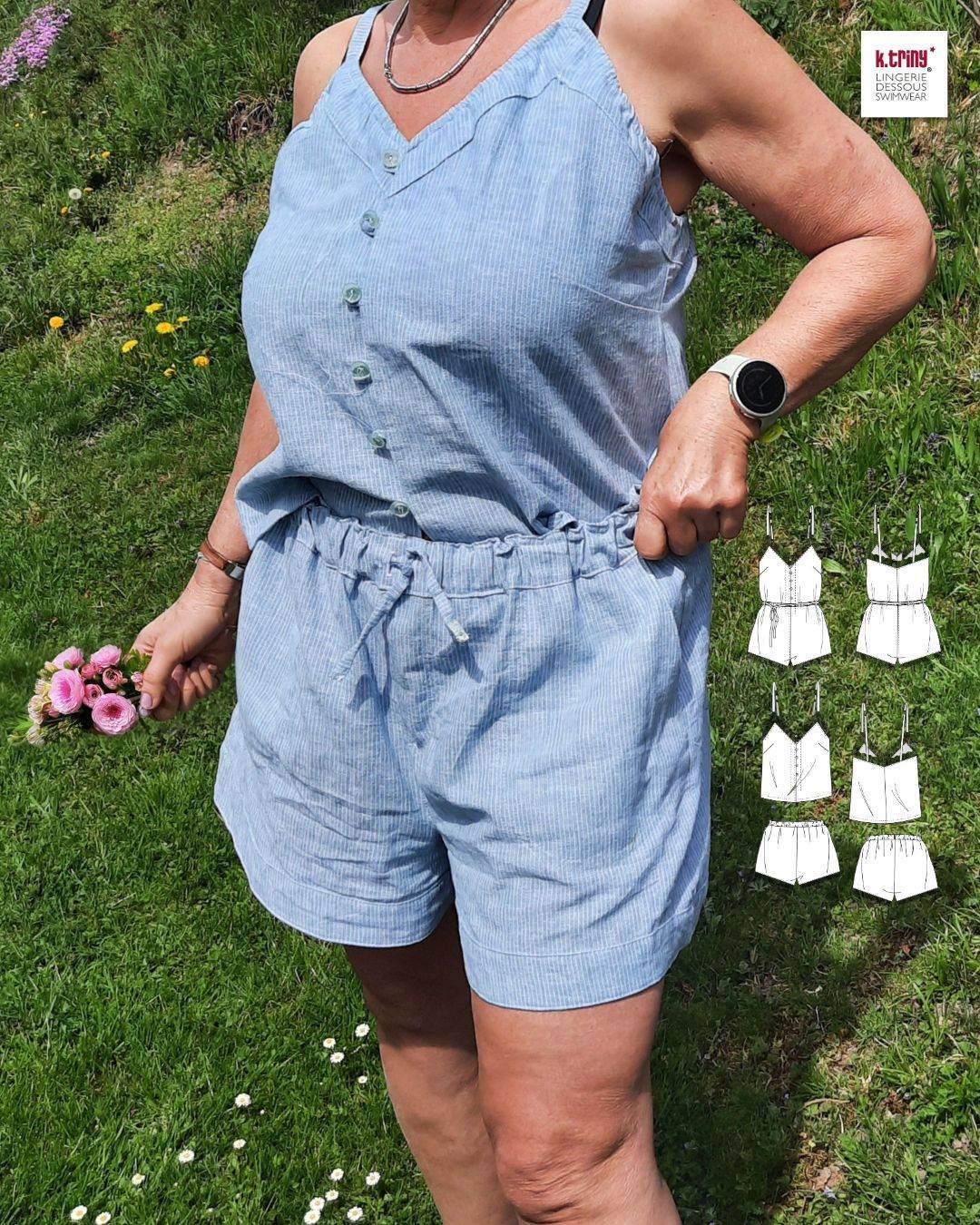 Bundle Jumpsuit #Jumpyn & Bikini #EasyKini |Bikini 65-115 Cup AA bis E/F/G Slip 32-58 - Sewando