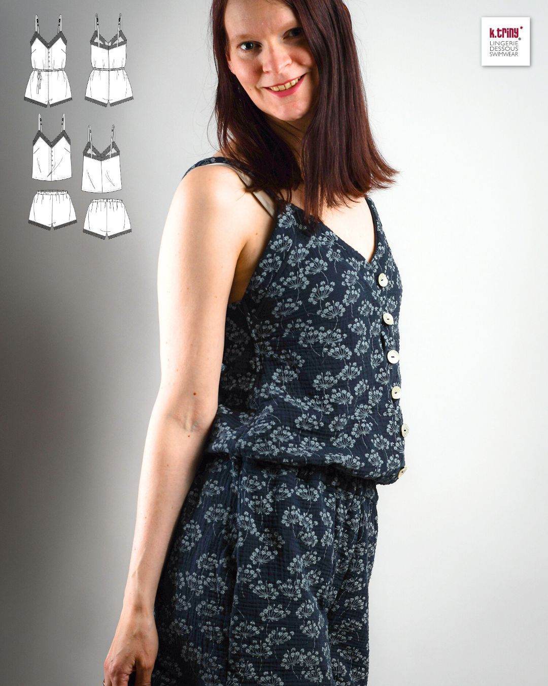 Bundle Jumpsuit #Jumpyn & Bikini #EasyKini |Bikini 65-115 Cup AA bis E/F/G Slip 32-58 - Sewando