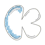 Stickdatei - BUBBLE Alphabet A-Z - Sewando