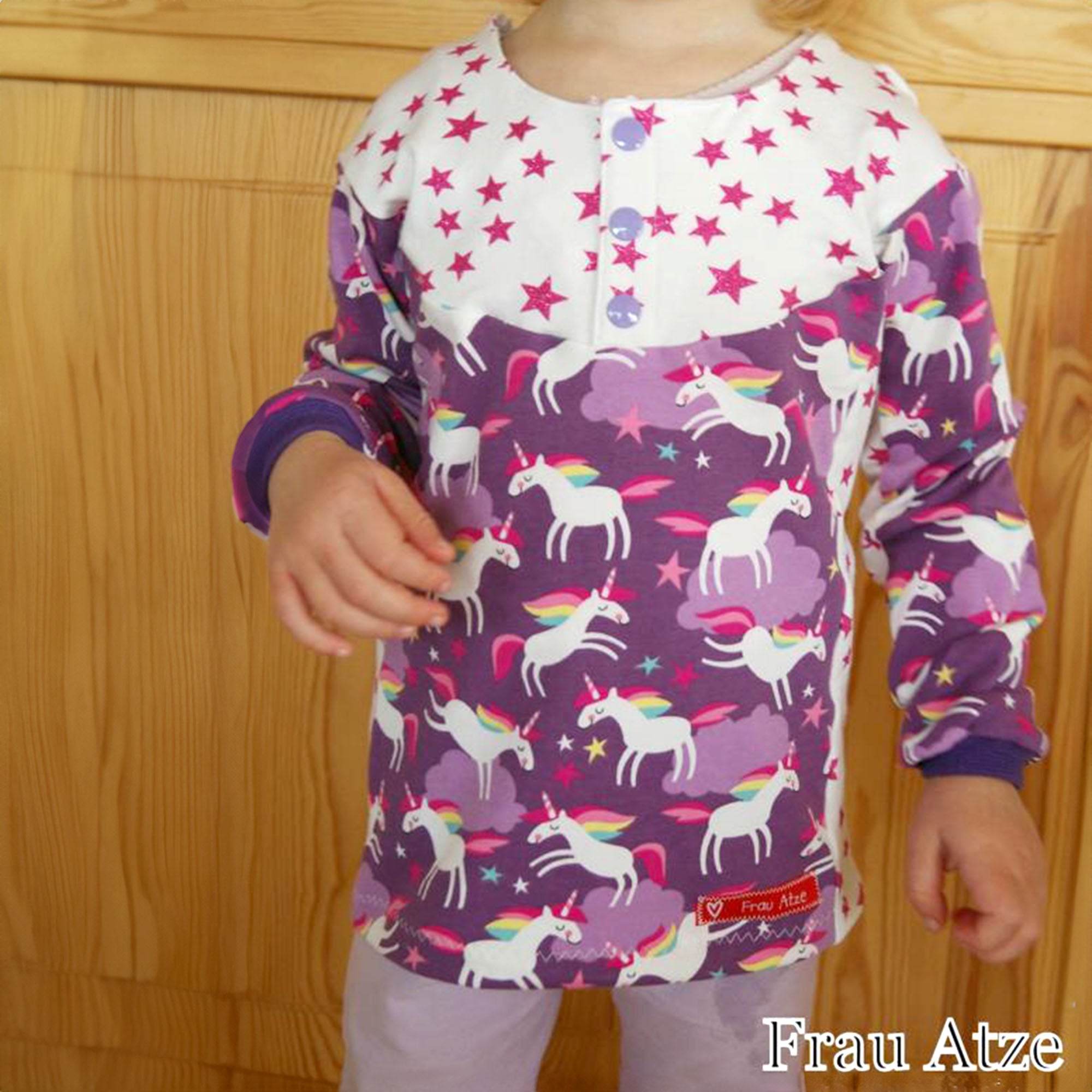 Schnittmuster Kindershirt Sari - Größe 80 - 164 - Sewando