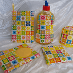 Stickdatei Küche Spülschürze Topflappen Mug Rug 1 Set 354 - Sewando