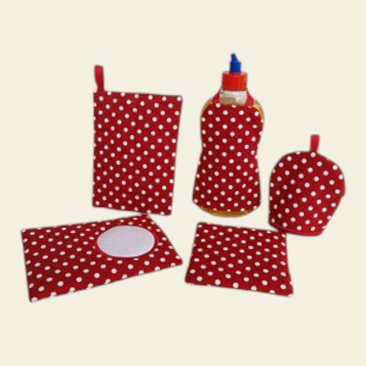 Stickdatei Küche Spülschürze Topflappen Mug Rug 1 Set 354 - Sewando