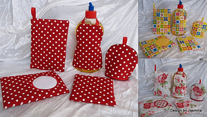 Stickdatei Küche Spülschürze Topflappen Mug Rug 1 Set 354 - Sewando