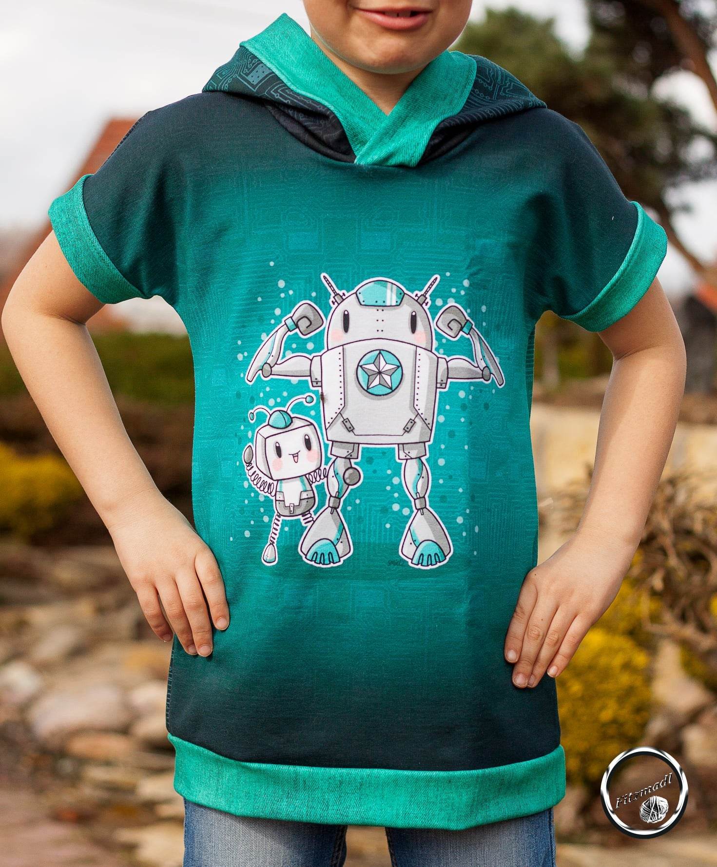 Schnittmuster Happy Anton - Gr 86-164 - Kurzarm, Langarmshirt - Sewando