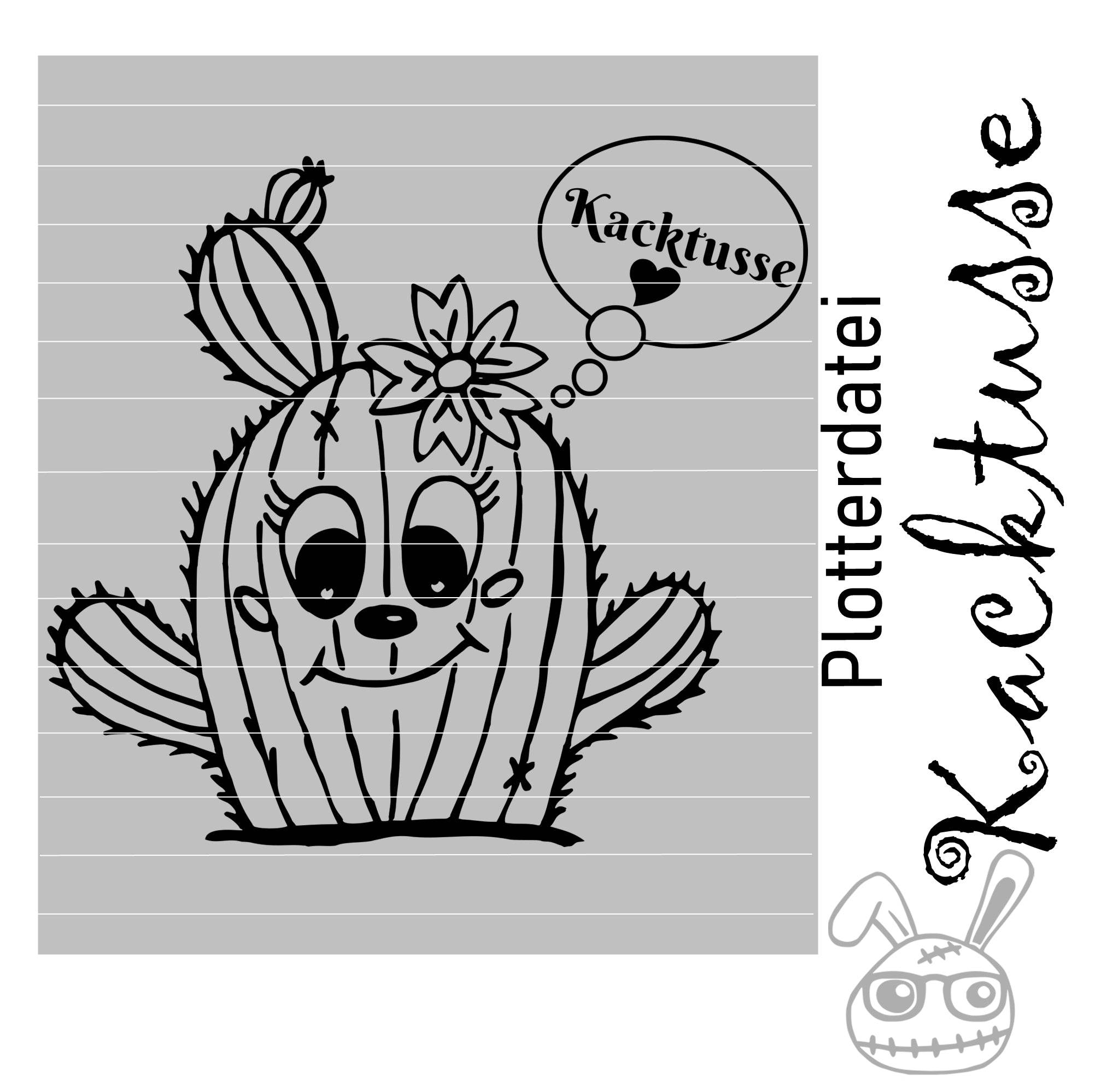 Plotterdatei Kacktusse , PNG, DXF, SVG - Sewando