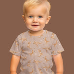 Stoffdesign - G'Day Mate Australien - Känguru beige - nicht exkusiv - Sewando