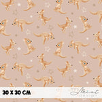 Stoffdesign - G'Day Mate Australien - Känguru beige - nicht exkusiv - Sewando