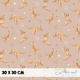 Stoffdesign - G'Day Mate Australien - Känguru beige - nicht exkusiv - Sewando