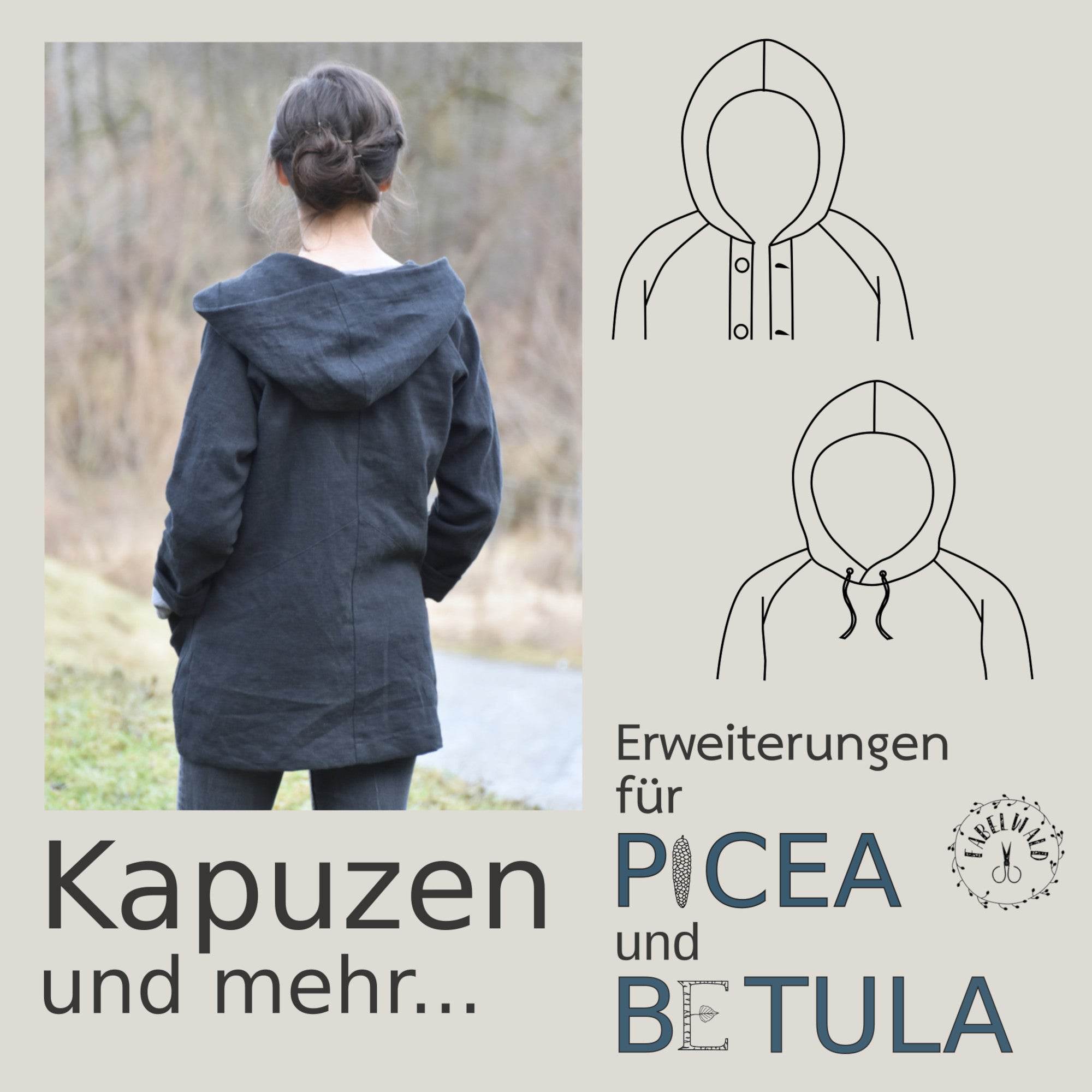 KAPUZEN-SCHNITTERWEITERUNG für BETULA und PICEA: - Sewando