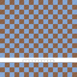 Stoffdesign - Karo Blau/ Braun - Sewando