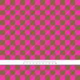 Stoffdesign - Karo Pink/Braun - Sewando