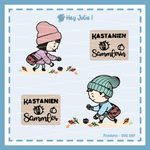 Plotter- und Laserdatei Kastaniensammler - Sewando