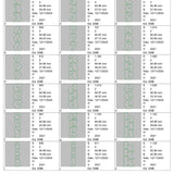 Stickdatei Schrift Triad Doodle ca. 95mm Set 987 Applikation - Sewando