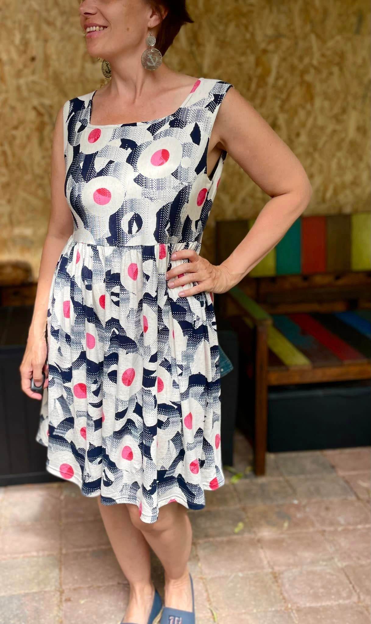 Schnittmuster Kleid Feest Gr. 32-50 - Sewando