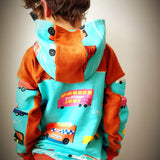 Schnittmuster Hoodie Hoodiekleid Lille Lys Gr. 64-164 - Sewando