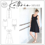 Schnittmuster Shirt & Kleid Kathrin Gr. 30 - 46 - Sewando