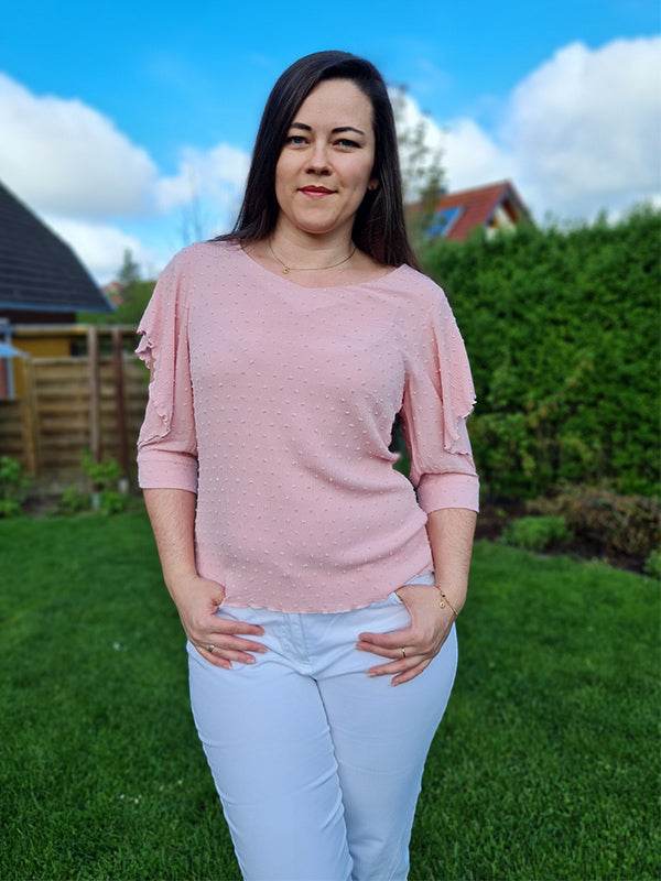 Schnittmuster KATIANE Bluse - für Webare mit Ärmel- und Ausschnittvarianten Gr. 34-54 - Sewando