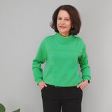 Katie – Sweatshirt mit Stehkragen, Schnittmuster in Gr. 34 - 52